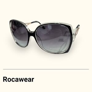 Rocawear Women's Black and Gray Sunglasses